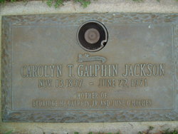 Carolyn <I>Townsend</I> Galphin Jackson 