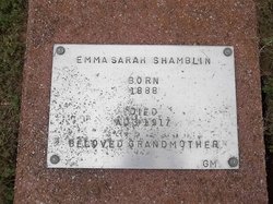 Emma Sarah <I>Daws</I> Shamblin 