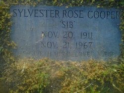 Sylvester Rose “Sib” Cooper 