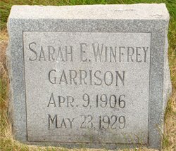 Sarah Elizabeth <I>Winfrey</I> Garrison 
