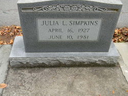 Julia L Simpkins 