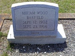 Miriam Gazelle <I>Wood</I> Barfield 