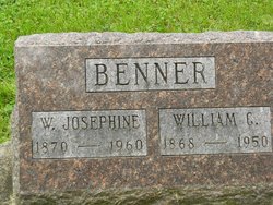 Wilhelmina Josephine “Josie” <I>Bolton</I> Benner 