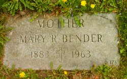 Mary R <I>Mosteller</I> Bender 