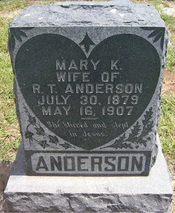 Mary Katherine <I>Yates</I> Anderson 