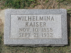 Wilhelmina <I>Schurman</I> Kaiser 
