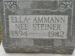 Ella Elise <I>Steiner</I> Ammann 