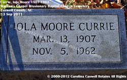 Iola <I>Moore</I> Currie 