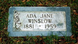 Ada Jane <I>Allen</I> Winslow 