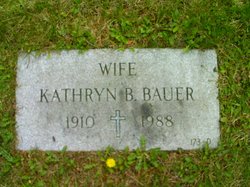 Kathryn B <I>Bender</I> Bauer 