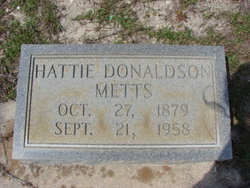 Hattie <I>Donaldson</I> Metts 