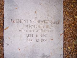Clementine <I>Hewitt</I> Lebey 