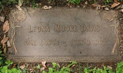 Leona Gertrude <I>Moore</I> Davis 