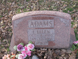 Lucinda Ellen <I>Willhite</I> Adams 
