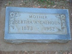 Bertha Alfreda <I>McDonald</I> Calhoun 