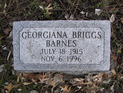 Georgiana Briggs <I>Briggs</I> Barnes 