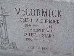 Joseph McCormick 