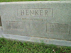 Mary E. <I>Rader</I> Henker 