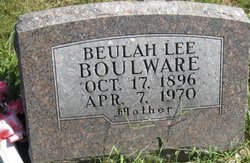 Beulah Lee <I>LeGrand</I> Boulware 