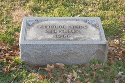 Gertrude <I>Atkins</I> Sturgeon 