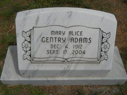 Mary Alice <I>Brewer</I> Adams 
