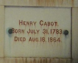 Henry Cabot 