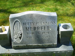 Betty <I>Plemmons</I> Merrell 