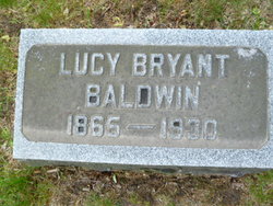 Lucy B <I>Bryant</I> Baldwin 