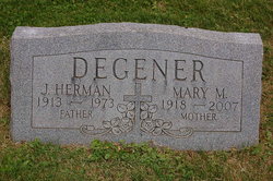 Mary M. <I>Hoffmann</I> Degener 