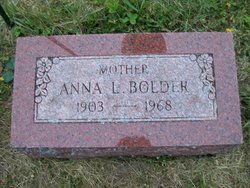 Anna L <I>Schenk</I> Bolder 