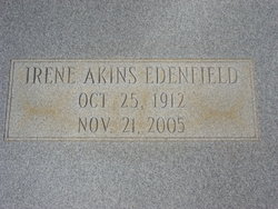 Ella Irene <I>Akins</I> Edenfield 