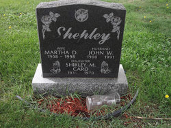 Shirley M <I>Shepley</I> Card 
