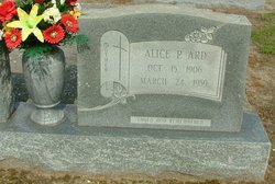 Alice P. <I>Poston</I> Ard 