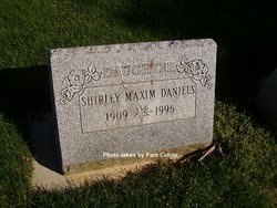 Mrs Shirley Grace <I>Maxim</I> Daniels 