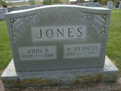Willie Frances <I>Staley</I> Jones 