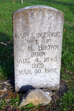 Mary E. <I>Underwood</I> Brown 