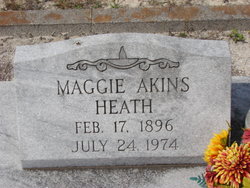Maggie <I>Akins</I> Heath 