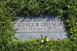 Bernice Beatrice <I>Whaley</I> Greenlee 