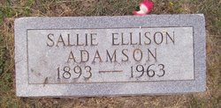 Sallie Isadore <I>Ellison</I> Adamson 