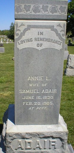 Anna L “Annie” Adair 