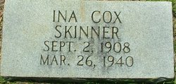 Ina <I>Cox</I> Skinner 