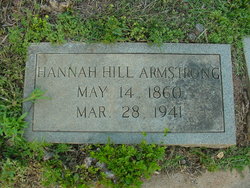 Hannah <I>Hill</I> Armstrong 