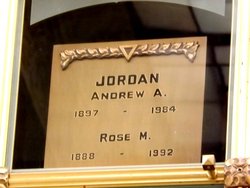 Andrew A Jordan 