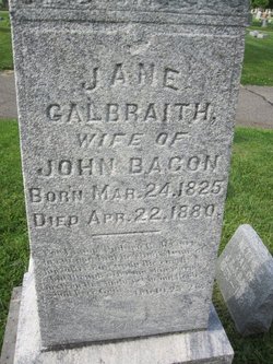 Jane <I>Galbraith</I> Bacon 