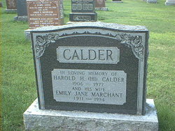 Harold Heatlie “Hy” Calder 