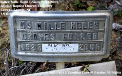 Wille Helen <I>Graves</I> Fuller 