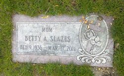 Betty Ann <I>Holmquist</I> Slazes 