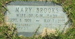 Mary <I>Brooks</I> Eady 