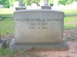 William McWillie Shannon 