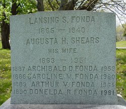Augusta H. <I>Shears</I> Fonda 